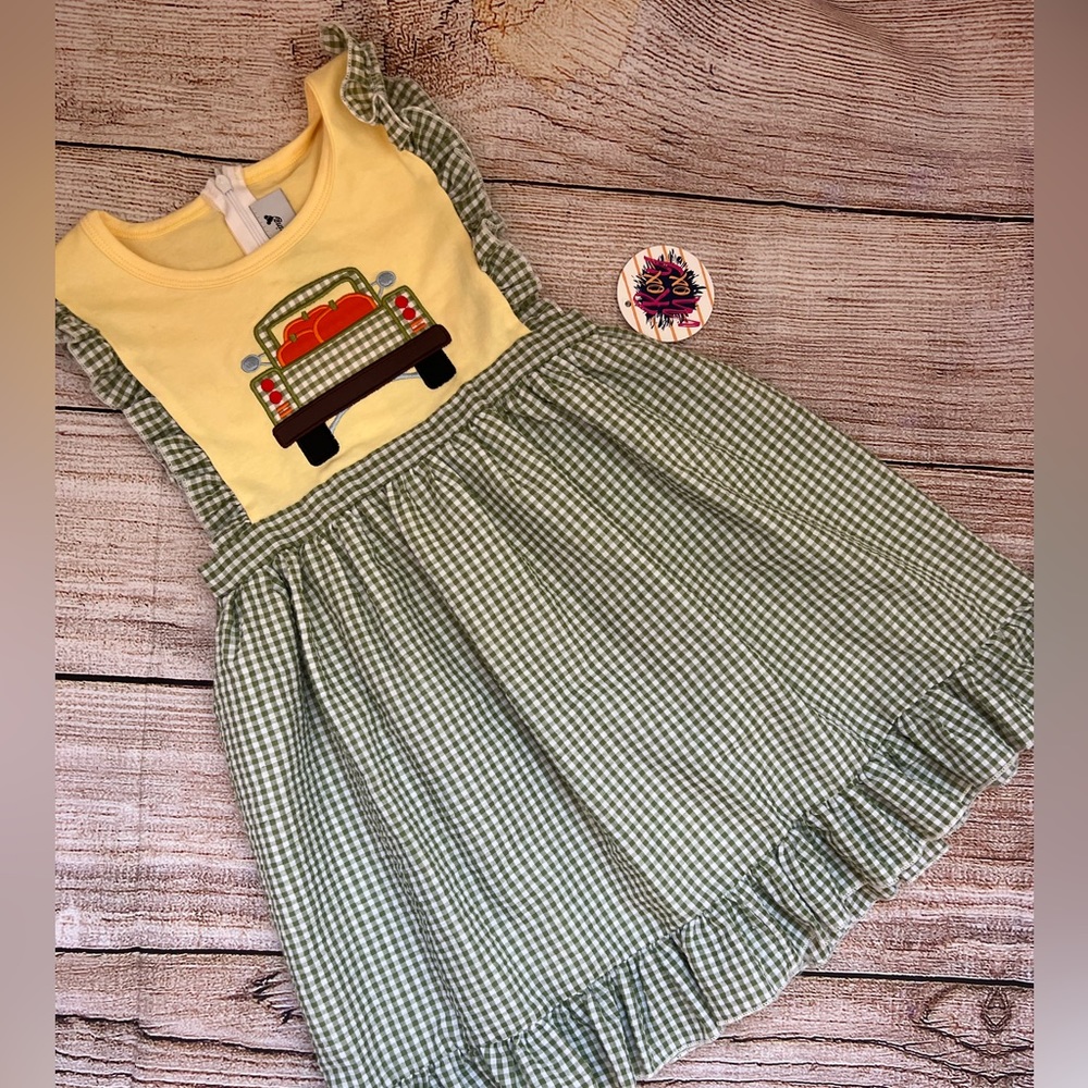 NWT Fall Pinafore- 5-6T